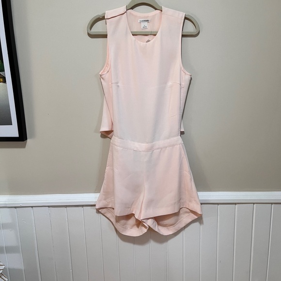 Club Monaco blush romper playsuit with pockets size 6 - Picture 10 of 10